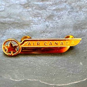 COPY - Vintage gold plated Air Canada crew badge by Bond Boyd